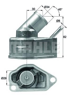 Termostato Mahle Original TI1092 preço, a partir de 24,77 USD