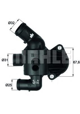 Caixa do termostato DT1094H Dayco