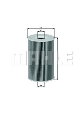 Compre OX1271D Mahle Original Filtro de óleo