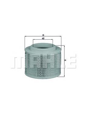 Filtro de ar Mahle Original LX28081 preço, a partir de 21,48 USD