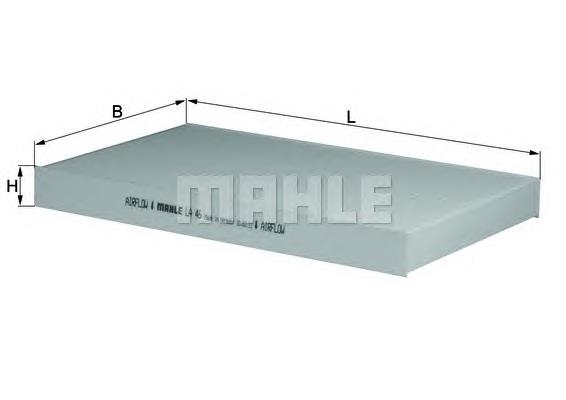 Filtro de salão Mahle Original LA46 preço, a partir de 9,94 USD