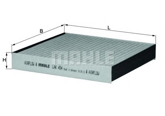 Filtro de salão Mahle Original LAK454 preço, a partir de 12,30 USD