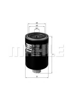 Filtro de combustível Mahle Original KC191 preço, a partir de 18,43 USD