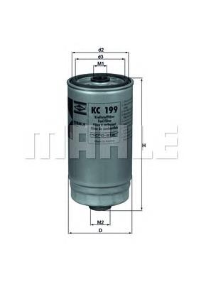Filtro de combustível Mahle Original KC199 preço, a partir de 16,71 USD