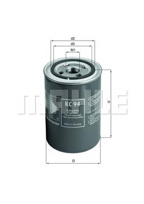 Filtro de combustível Mahle Original KC94
