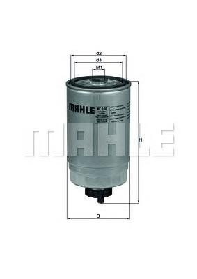 KC140 Mahle Original Filtro de combustível