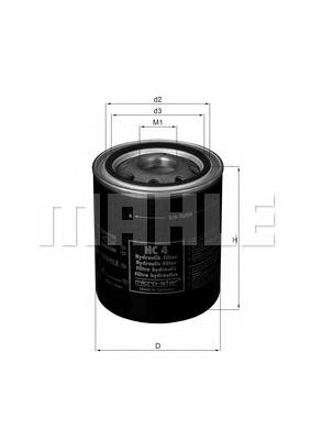 Filtro da Caixa Automática de Mudança Mahle Original HC4