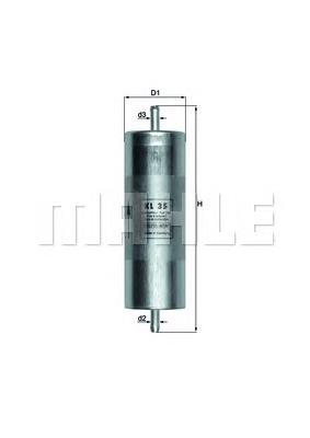 Filtro de combustível Mahle Original KL35