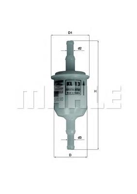 Compre KL13OF Mahle Original Filtro de combustível