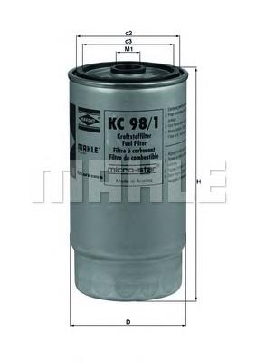 Filtro de combustível Mahle Original KC981 preço, a partir de 21,96 USD