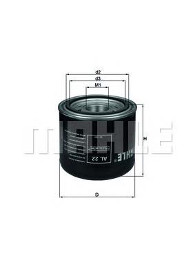 Compre L22 Mahle Original Filtro de secador de ar (separador de umidade e óleo) (TRUCK)