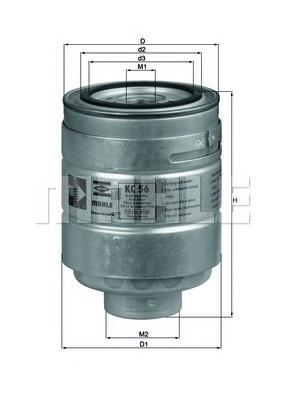Filtro de combustível Mahle Original KC56 preço, a partir de 13,36 USD