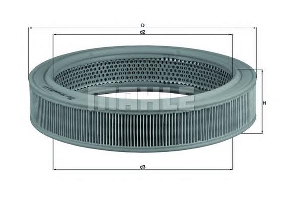 Filtro de ar Mahle Original LX208 preço, a partir de 7,21 USD