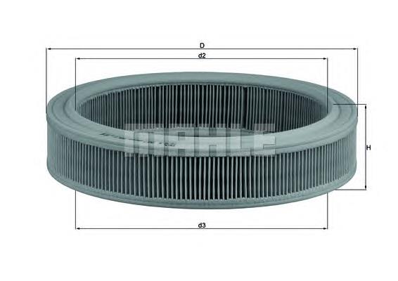 Filtro de ar Mahle Original LX202 preço, a partir de 8,35 USD