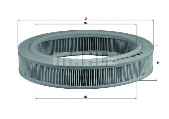 Compre LX203 Mahle Original Filtro de ar