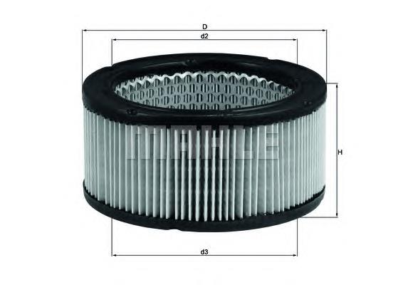 LX213 Mahle Original Filtro de ar