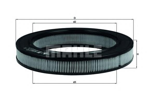 LX181 Mahle Original Filtro de ar