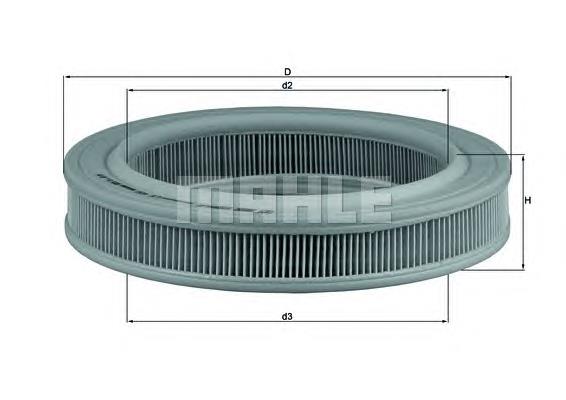 Filtro de ar Mahle Original LX431 preço, a partir de 11,29 USD