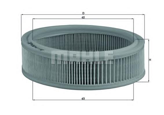 Filtro de ar Mahle Original LX70 preço, a partir de 7,55 USD