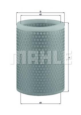 Compre LX136 Mahle Original Filtro de ar
