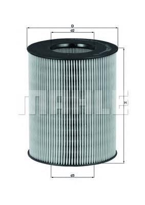 Filtro de ar LX794 Mahle Original