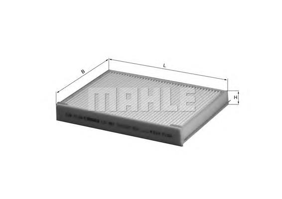 LA387 Mahle Original Filtro de salão