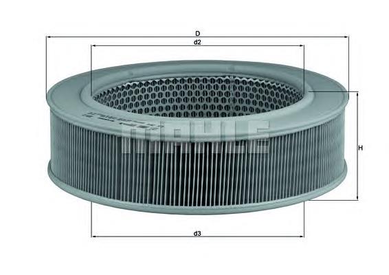 Compre LX264 Mahle Original Filtro de ar