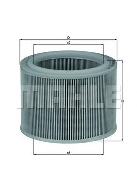LX486 Mahle Original Filtro de ar