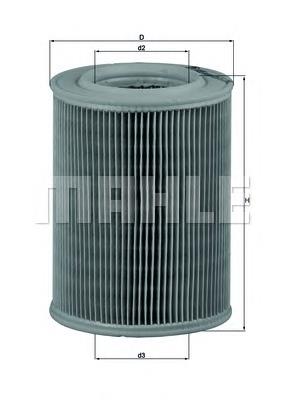 Filtro de ar Mahle Original LX455 preço, a partir de 16,67 USD