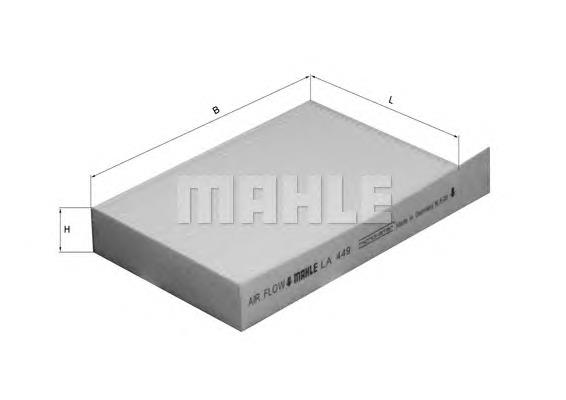 Filtro de salão Mahle Original LA449 preço, a partir de 12,57 USD