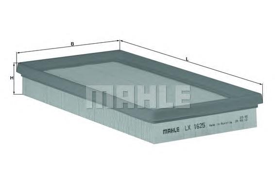 LX1625 Mahle Original Filtro de ar