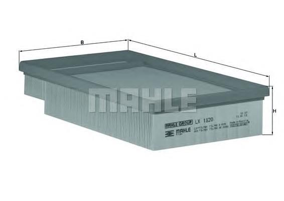Filtro de ar Mahle Original LX1820 preço, a partir de 11,71 USD