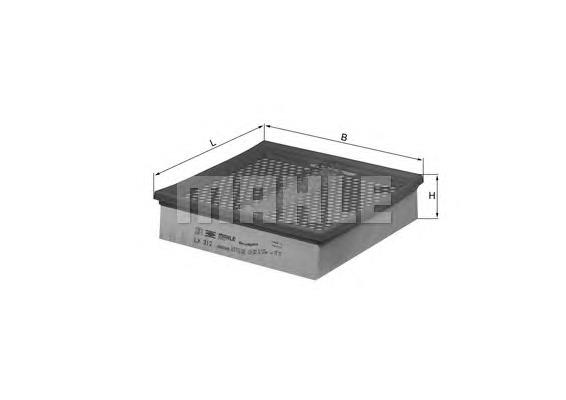 Filtro de ar Mahle Original LX312 preço, a partir de 17,10 USD