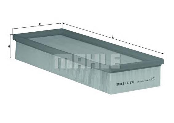 LX997 Mahle Original Filtro de ar