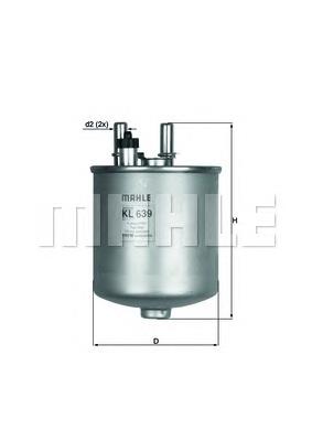 Filtro de combustível Renault (RVI) 8200732751