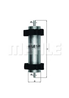 Filtro de combustível Mahle Original KL660 preço, a partir de 20,94 USD
