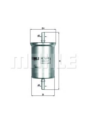 Compre KL1651 Mahle Original Filtro de combustível