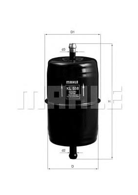 KL558 Mahle Original Filtro de combustível