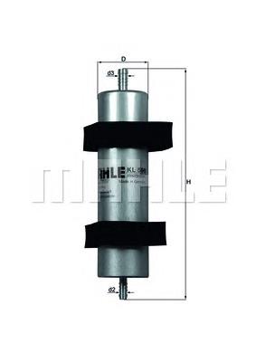 KL596 Mahle Original Filtro de combustível