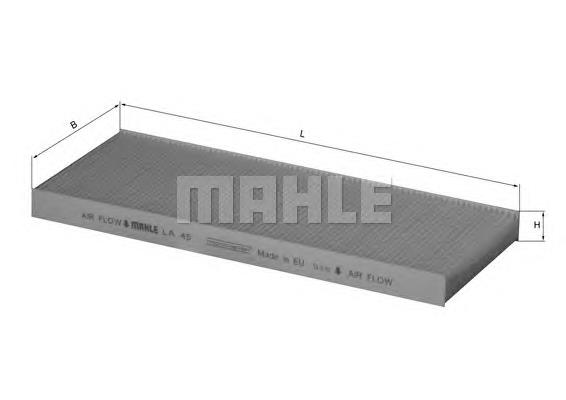 Compre LA45 Mahle Original Filtro de salão