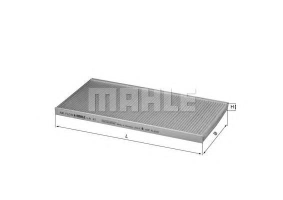 LA21 Mahle Original Filtro de salão