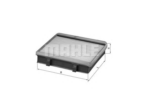 LA19 Mahle Original Filtro de salão