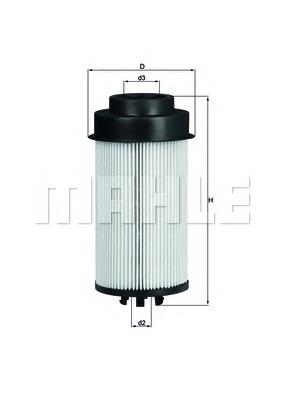 KX181D Mahle Original Filtro de combustível