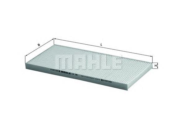 Filtro de salão Mahle Original LA35 preço, a partir de 6,43 USD