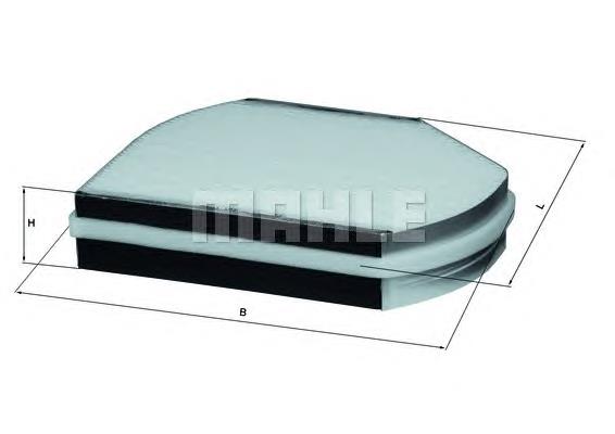 LA37 Mahle Original Filtro de salão