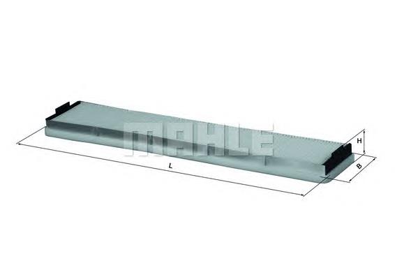 Filtro de salão Mahle Original LA25 preço, a partir de 9,63 USD