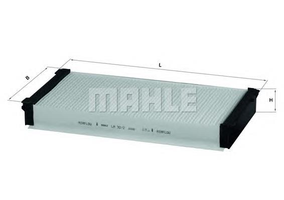 LA322 Mahle Original Filtro de salão