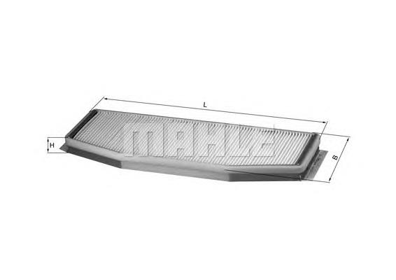 LA26 Mahle Original Filtro de salão