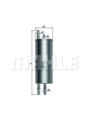 KL167 Mahle Original Filtro de combustível