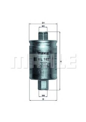KL182 Mahle Original Filtro de combustível
